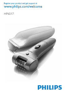 Handleiding Philips HP6517 Epilator