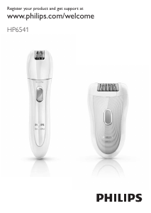 Priručnik Philips HP6541 Epilator