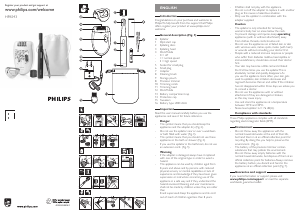 Наръчник Philips HP6543 Епилатор