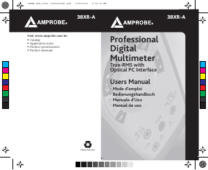 Manual Amprobe 38XR-A Multimeter