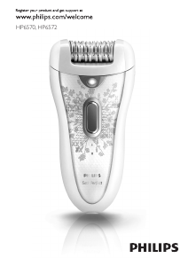 Manual Philips HP6572 SatinPerfect Epilator