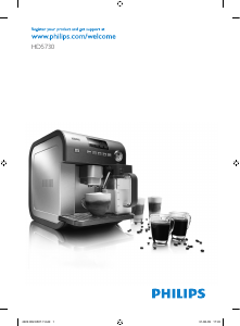 Manuale Philips HD5730 Macchina per espresso