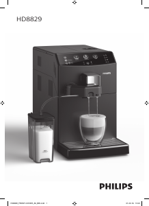 Priročnik Philips HD8829 Espresso kavni aparat