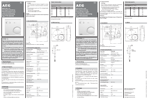 Manual AEG FTE 600 SN Thermostat