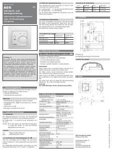 Mode d’emploi AEG FTE 5050 SN Thermostat