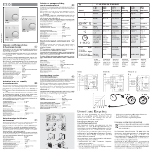 Mode d’emploi AEG RT 600 Thermostat