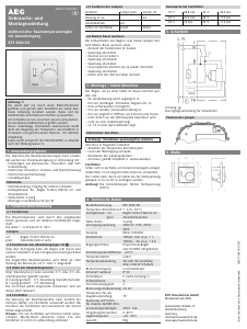 Bedienungsanleitung AEG RTE 5050 SN Thermostat