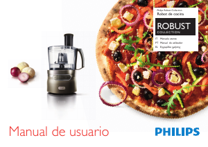 Manuale Philips HR7781 Robust Robot da cucina