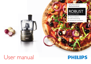 Bedienungsanleitung Philips HR7781 Robust Küchenmaschine