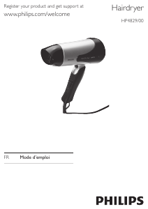 Mode d’emploi Philips HP4829 Sèche-cheveux