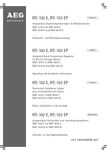 Bedienungsanleitung AEG RTi 102 E Thermostat