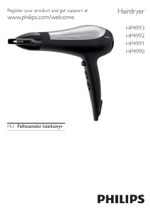 Használati útmutató Philips HP4990 Hajszárító