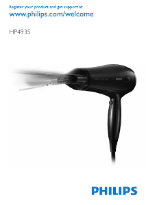Priročnik Philips HP8295 Sušilnik za lase
