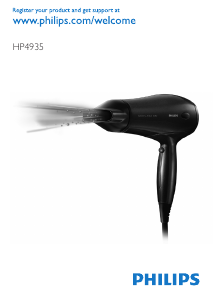 Panduan Philips HP8295 Pengering Rambut