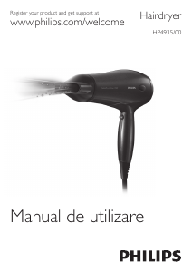 Manual Philips HP8299 Uscător de păr