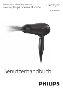 Bedienungsanleitung Philips HP8299 Haartrockner
