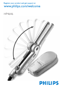 Посібник Philips HP4646 Випрямляч для волосся