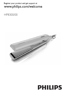 Manual Philips HP8300 Hair Straightener