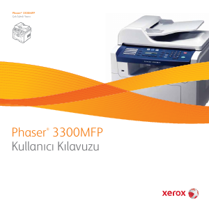 Kullanım kılavuzu Xerox Phaser 3300MFP Çok işlevli yazıcı