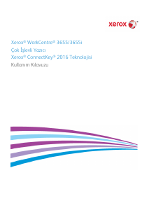 Kullanım kılavuzu Xerox WorkCentre 3655 Çok işlevli yazıcı