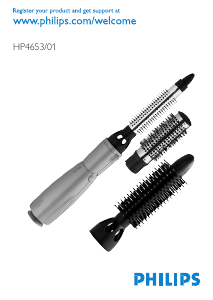 Panduan Philips HP4653 Penata Rambut