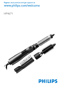 Priročnik Philips HP4671 Oblikovalec za lase