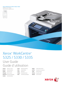 Kullanım kılavuzu Xerox WorkCentre 5325 Çok işlevli yazıcı