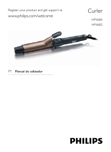 Manual Philips HP4683 Modelador de cabelo
