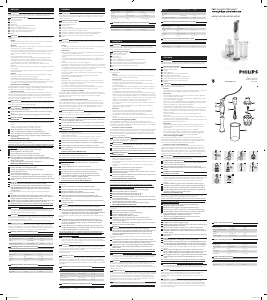 Manuale Philips HR1364 Frullatore a mano