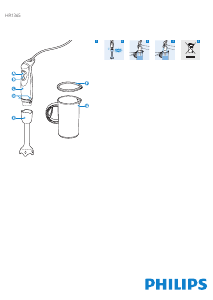 Handleiding Philips HR1365 Staafmixer