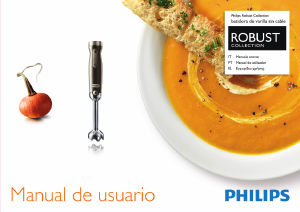 Manual de uso Philips HR1379 Batidora de mano