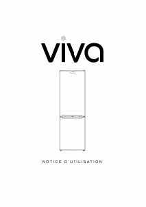 Mode d’emploi Viva VVC36V00FF Réfrigérateur combiné