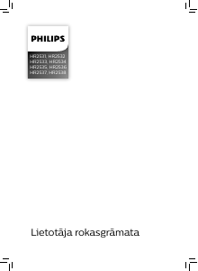 Rokasgrāmata Philips HR2531 Rokas blenderis