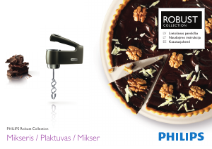 Vadovas Philips HR1581 Rankinis maišiklis