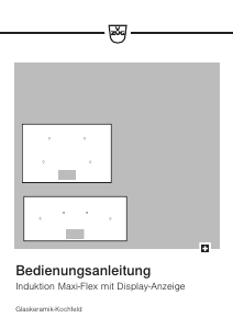 Bedienungsanleitung V-ZUG GK46TIMAS Kochfeld