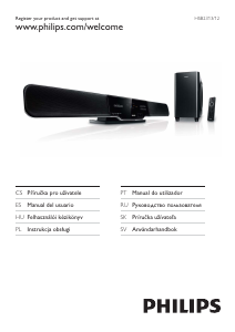 Manual Philips HSB2313 Home Theater System