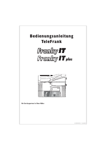 Bedienungsanleitung Telefrank Franky IT Frankiermaschine