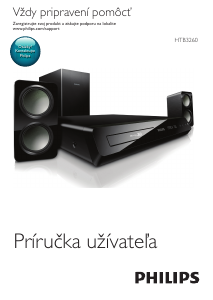 Návod Philips HTB3260 Domáce kino