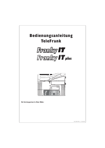 Bedienungsanleitung Telefrank Franky IT Plus Frankiermaschine