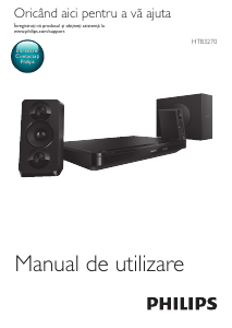 Manual Philips HTB3270 Sistemul home cinema