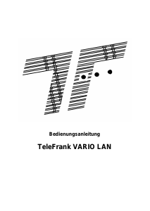 Bedienungsanleitung Telefrank Vario LAN Frankiermaschine