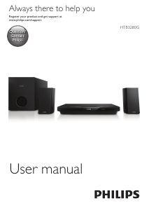 Manual Philips HTB3280G Home Theater System