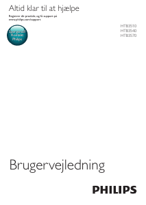 Brugsanvisning Philips HTB3510 Hjemmebiosystem