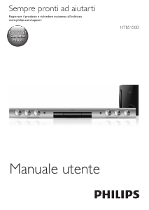 Manuale Philips HTB5150D Sistema home theater