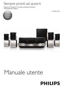 Manuale Philips HTB9550D Sistema home theater