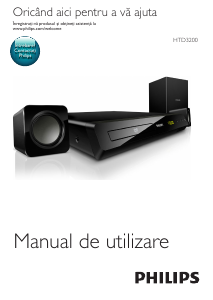 Manual Philips HTD3200 Sistemul home cinema