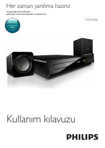 Kullanım kılavuzu Philips HTD3200 Ev sinema sistemi