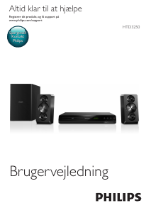 Brugsanvisning Philips HTD3250 Hjemmebiosystem