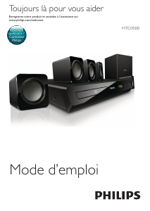 Mode d’emploi Philips HTD3500 Système home cinéma