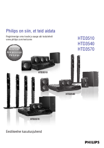 Kasutusjuhend Philips HTD3510 Kodukinosüsteem